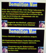Custom Cards Demolition Man in Englisch